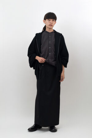 着物ラップスカート Around 【黒】