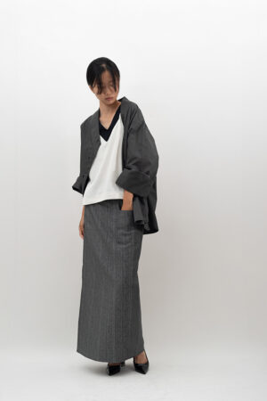 着物スカート Gritter 平和 【灰】