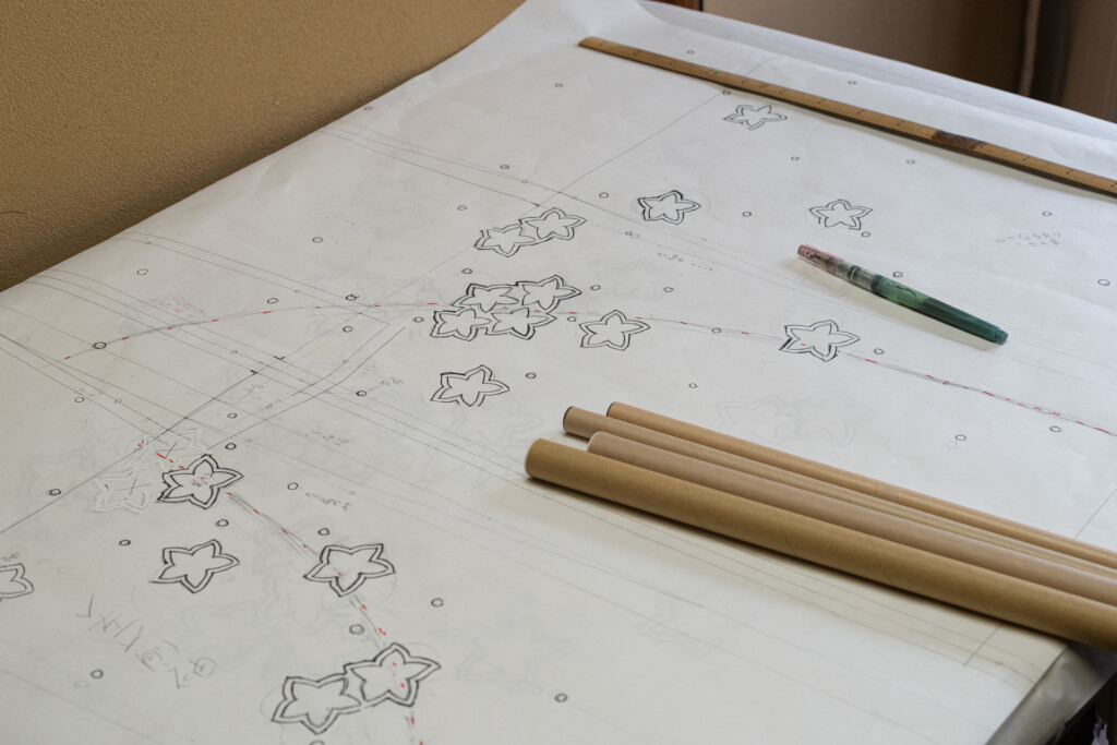 お忙しい中、作業場も見学させていただきました