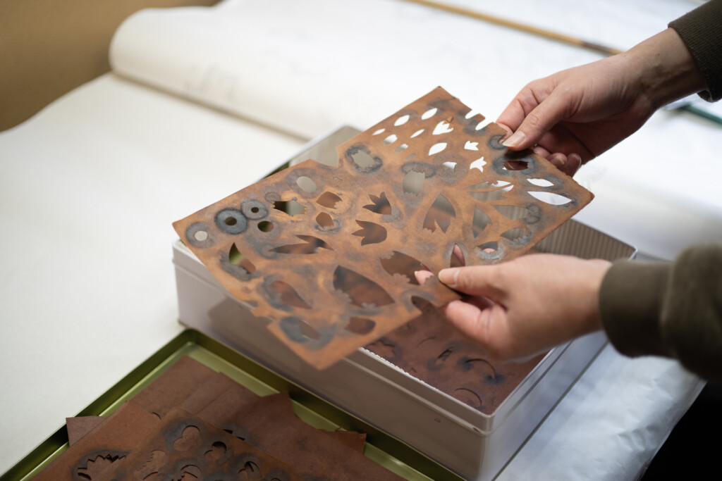 代々大切に受け継がれてきた型紙