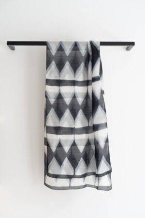 ストール「二つ組み合わせ鱗」小判